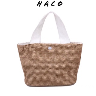 Túi cói Nữ 2022 Túi Tote Phiên bản Hàn Quốc Red Wild Dệt kim