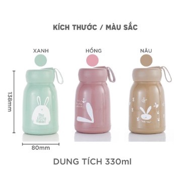 Bình đựng nước lõi thuỷ tinh bọc nhựa lúa mạch dung tích 330ml decor bàn học BN2, DQMart