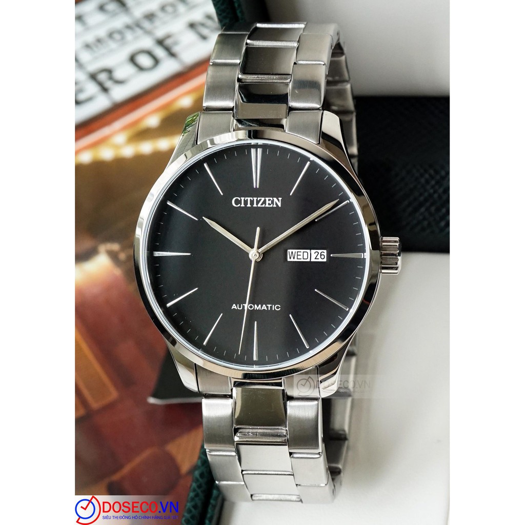 Đồng hồ nam chính hãng Citizen NH8350-83E dây kim loại