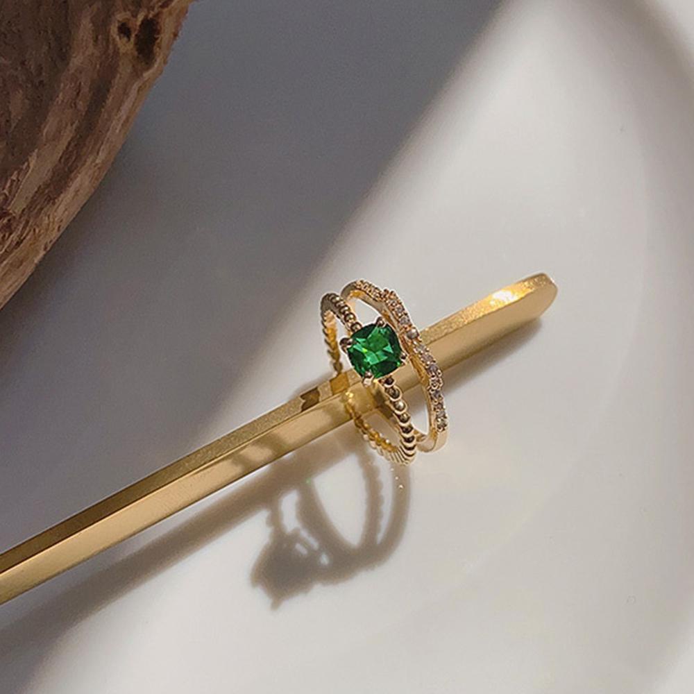 Nhẫn Hở Hai Lớp Thời Trang Thanh Lịch Dành Cho Nữ