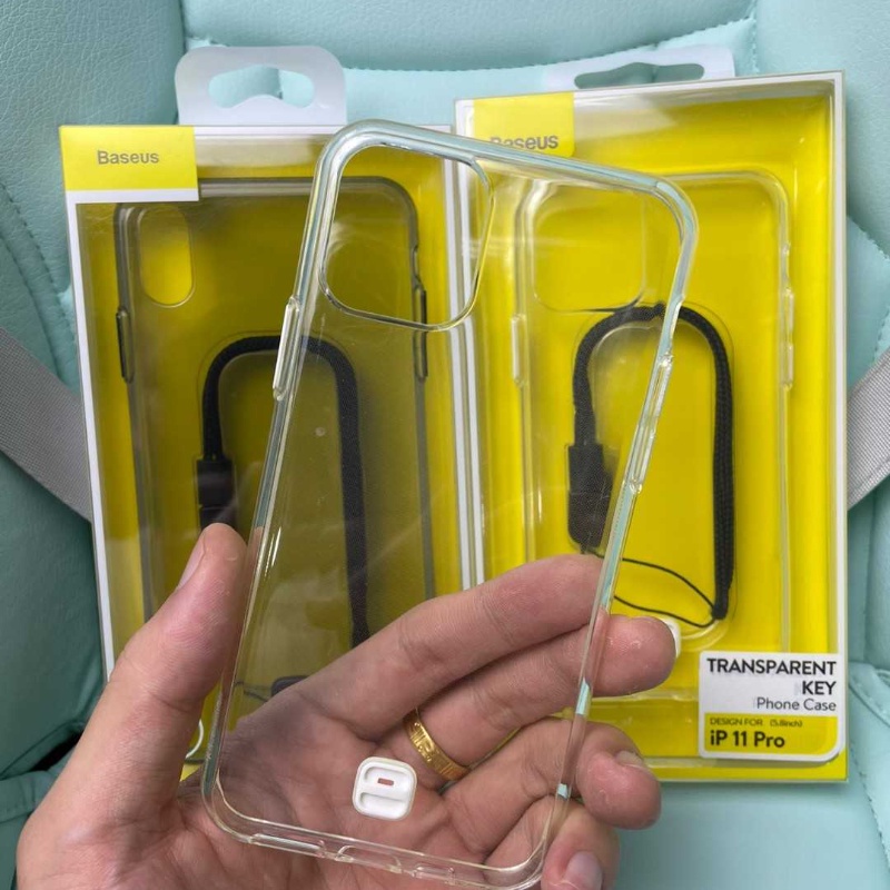 Ốp Điện Thoại Baseus Bằng Silicon Mềm Có Dây Đeo Cho iphone 11pro 11 Pro/iphone 11 Pro Max