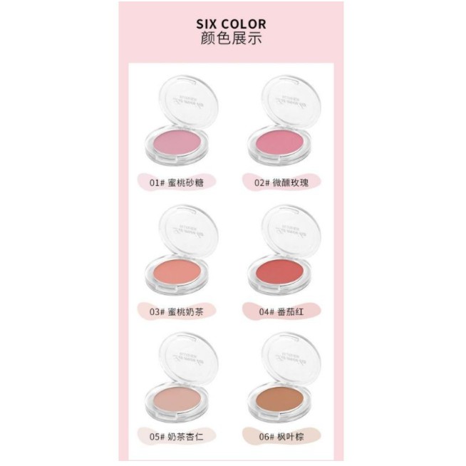 Phấn Má Hồng Phong Cách Hàn Quốc Lameila Blusher Novo Minfei Tông Lì