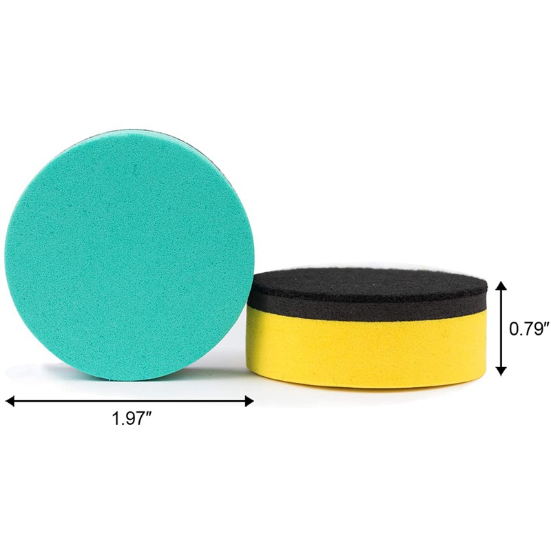 48 Pack Magnetic Whiteboard Dry Eraser Chalkboard Cleaner Round Shape Board Wiper for Classroom Home Office, 4 Colors