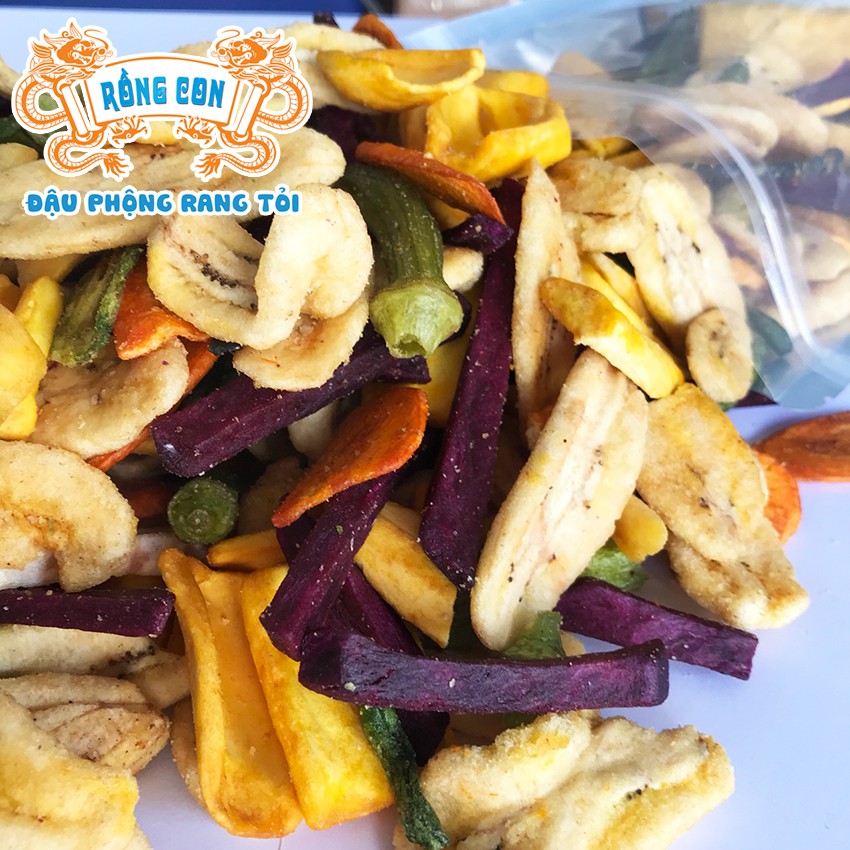 500gram Thập Cẩm Sấy Giòn Rụm Loại Ngon  Rồng Con