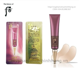 Xả hàng giá sỉ Gói Kem dưỡng Whoo Jinyulhyang Intensive Wrinkle Concentrate sample cải thiện nếp nhăn sâu
