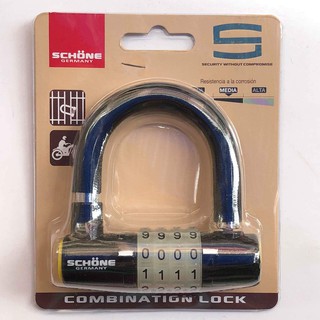 Khóa số tự chọn SCHONE (đỏ, vàng, đen) 4 số