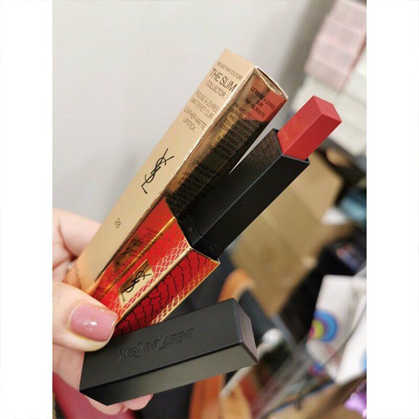 Son môi, chất son lì cho phái đẹp, Son môi YSL The Slim 1g chất son lì mịn, mềm mượt, giúp môi lên màu tươi tắn | BigBuy360 - bigbuy360.vn