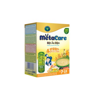 Bột ăn dặm metacare 4 gói vị mặn