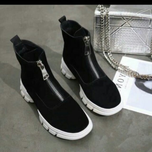 Giày rick Owens chất nhung mịn. hàng full box