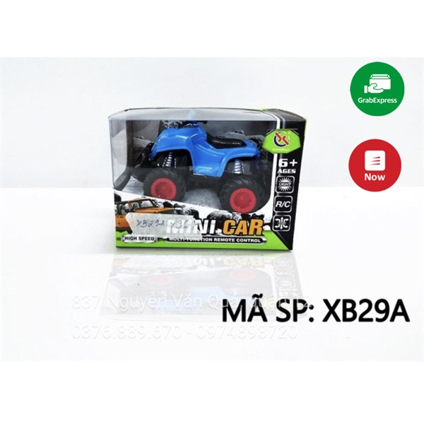 Hộp đồ chơi xe moto địa hình Điều khiển 1:43 Minicar cho bé  XB29A