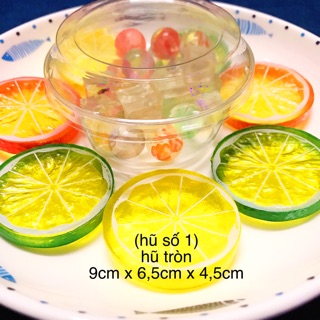 10 hũ đựng slime hong kong