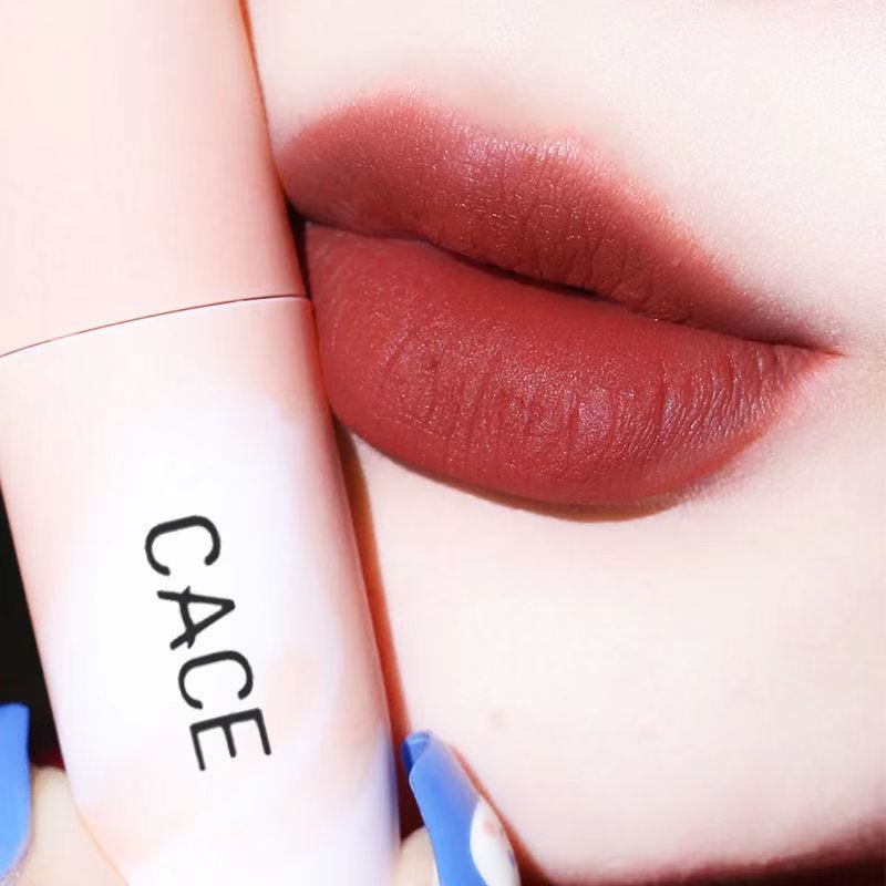 [Son Mới Giảm Sâu] Son kem lì nội địa trung không thấm nước cace mềm môi màu cam lâu trôi