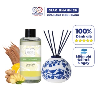 Bình gốm khuếch tán tinh dầu STAROMA 200ml để bàn hương nước hoa thảo mộc thiên nhiên hương lê và lan Nam Phi Taiwan Hub