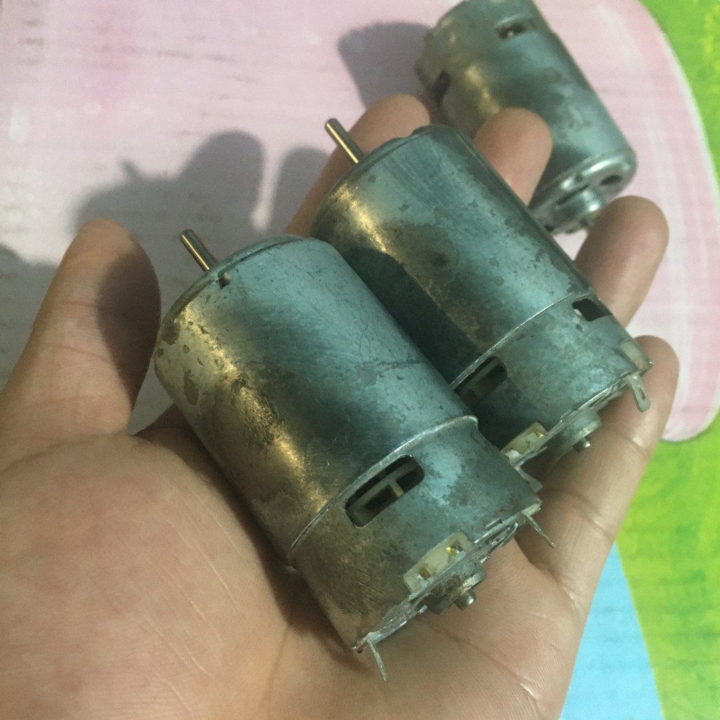 [BAO RẺ] Motor 550 12V cũ chạy cực êm