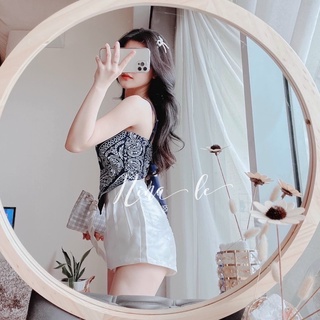 🍄🍁 Set áo yếm khăn thổ cẩm 🌸🌼