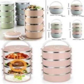 Cặp lồng cơm - Cà mên 4 tầng lúa mạch(4 TẦNG - LÚA MẠCH)