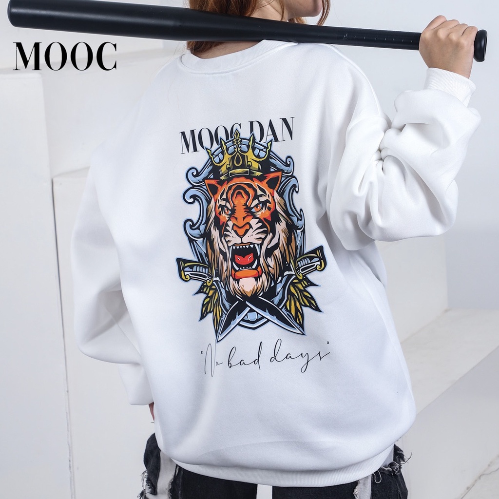 Áo Sweater MOOC CLOTHES 12 con giáp -Hình Hổ