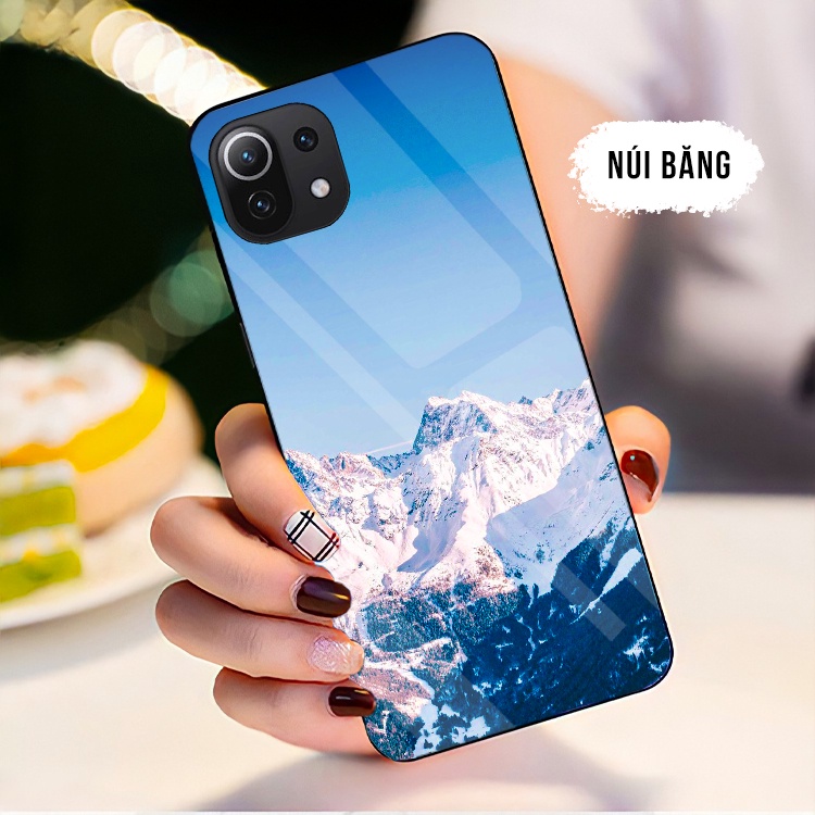 Ốp Lưng XIAOMI MI 11, MI 11 LITE Mặt kính cường lực cao cấp, sáng bóng, chất lượng