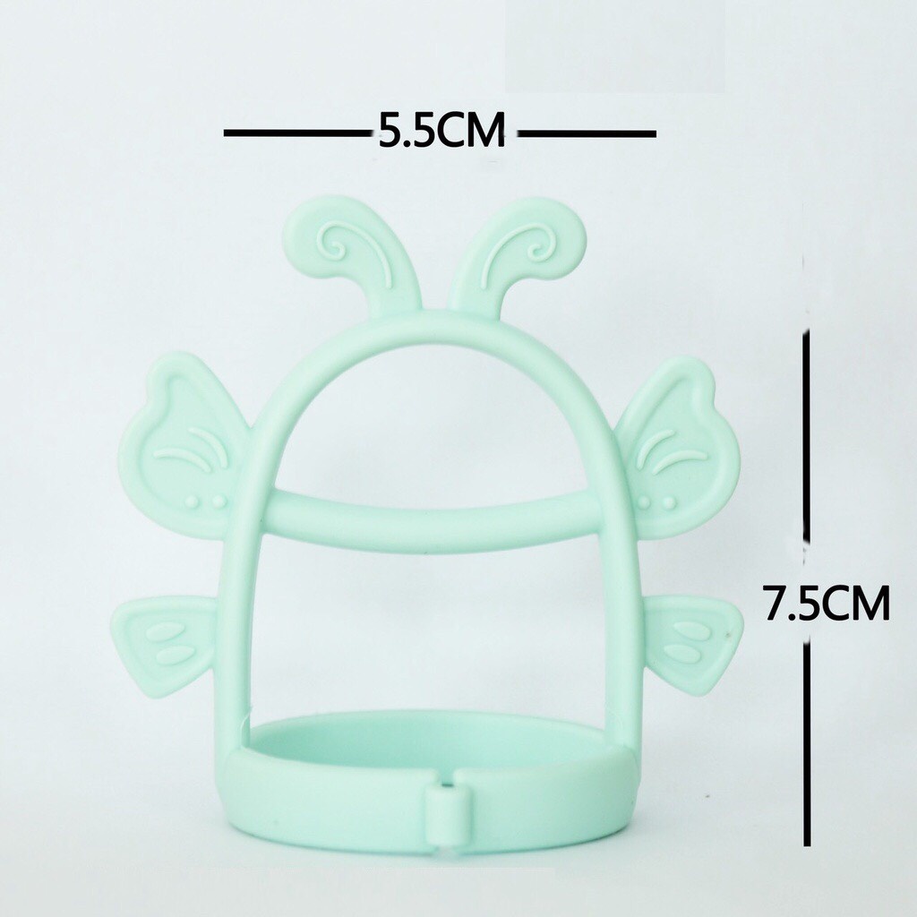 [Tặng kèm hộp đựng] Gặm nướu silicon cao cấp MOLLI ButterFly - Gặm nướu cầm tay siêu mềm