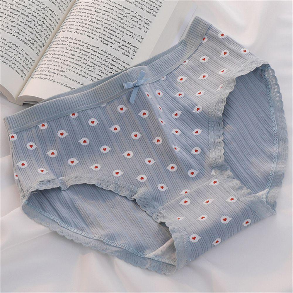 ME Quần Lót Cotton Họa Tiết Hoa Xinh Xắn Cho Nữ