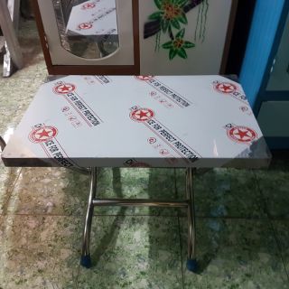 Bàn inox chữ nhật  50×80 lùn giá rẻ