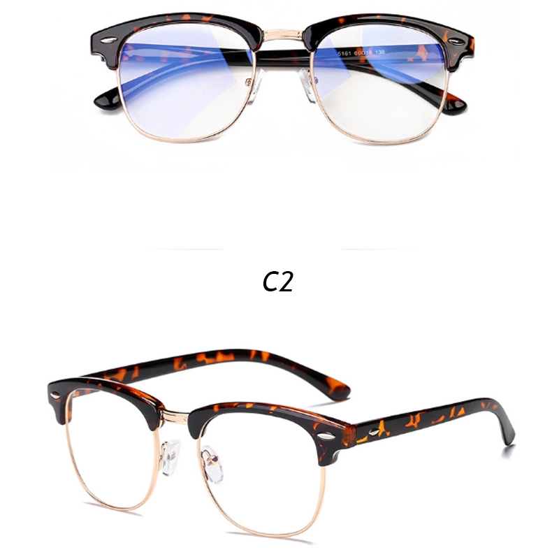 Mắt kính chống ánh sáng xanh thời trang vintage cho nam và nữ