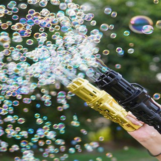 Súng Bắn Bong Bóng, Súng Thổi Bong Bóng Xà Phòng Ngoài Trời Cho Trẻ Em