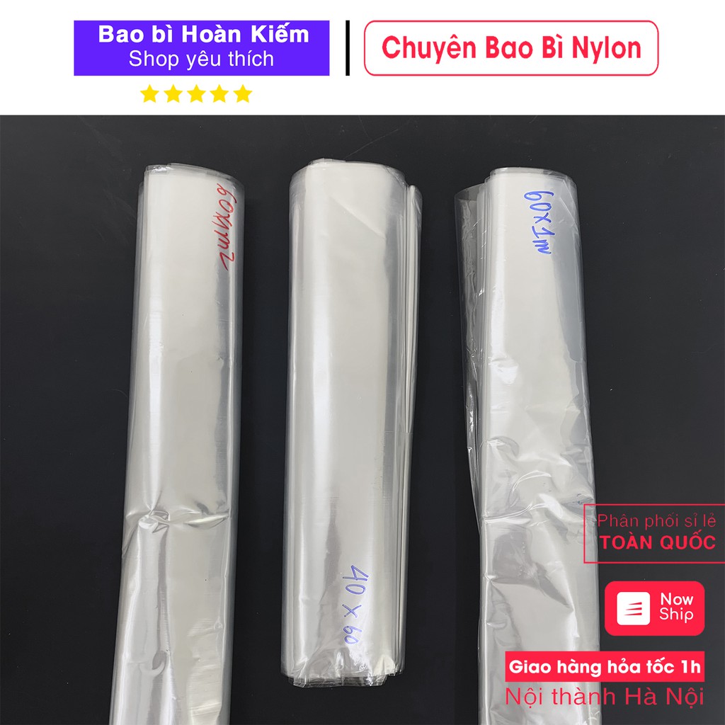 [ĐỔ BUÔN GIÁ SỈ] 1kg Túi Nilon Bóng Kính Dẻo PE Bọc Hàng Điện Tử, Quần Áo Chống Thấm, Hàng Loại 1 Công Ty Sản Xuất