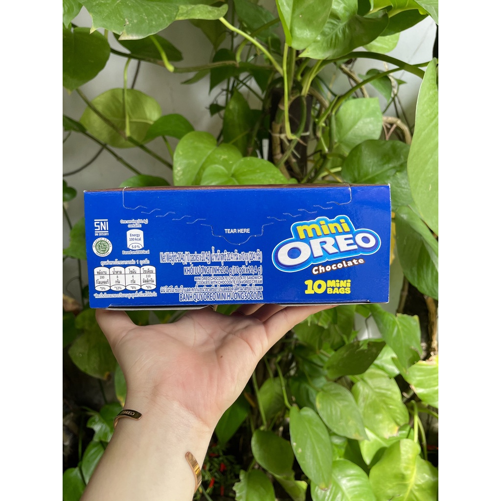 Bánh Quy Sôcôla Oreo Mini Vị Chocolate (Hộp 10 gói)
