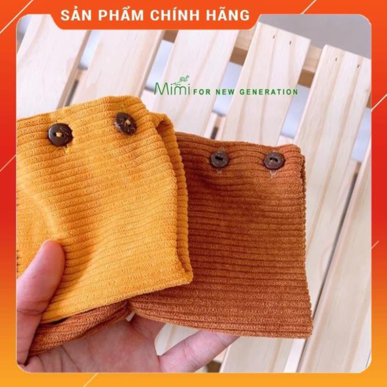 Quần nhung tăm kèm dây rút 3 màu thời trang cho bé - Sukids Store