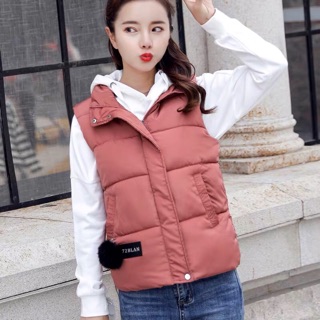 Áo phao ba lỗ nữ loại đẹp