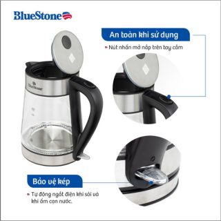 ẤM SIÊU TỐC THỦY TINH BLUESTONE ( KTB - 3426 ) và ( KTB - 3428 )