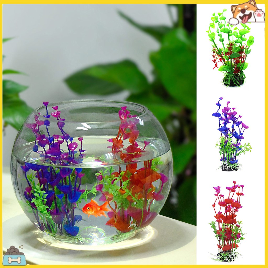 Mô hình cây nhựa giả dùng trang trí bể cảnh tiện lợi dễ dùng