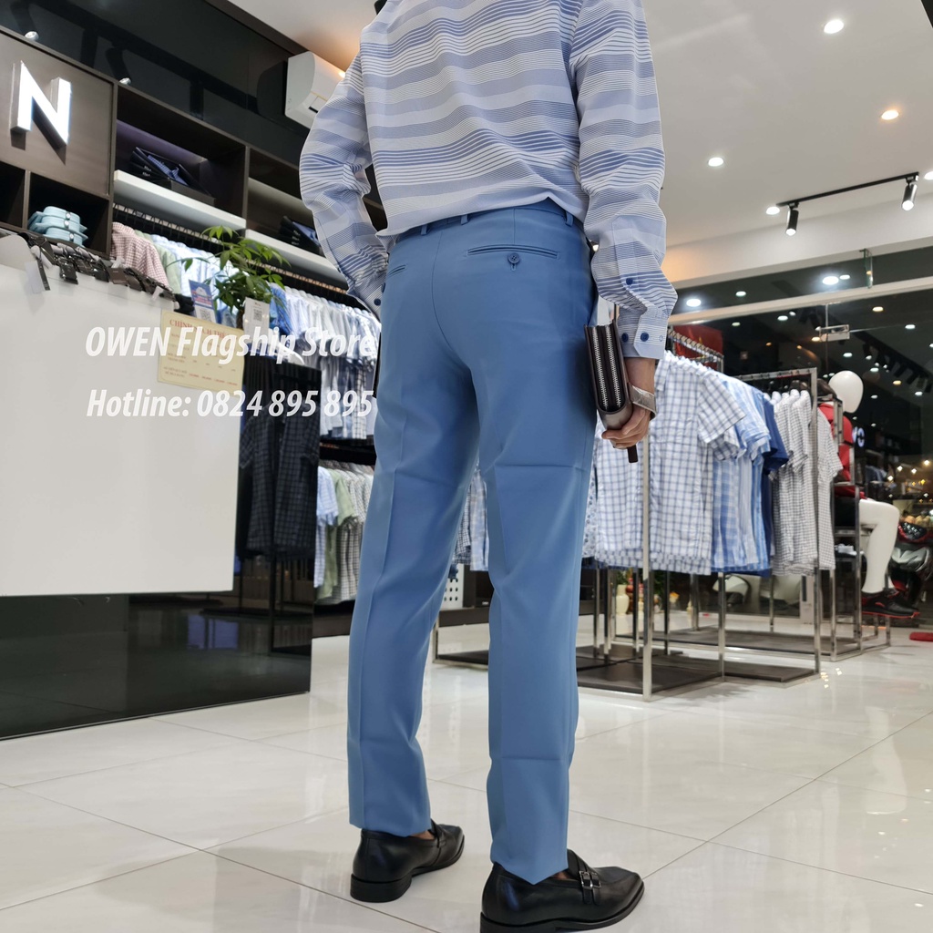 OWEN -  Quần âu nam công sở dáng SLIMFIT sợi NANO mã QS20660 - OWEN Flagship Store
