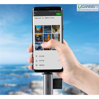 Đầu đọc thẻ SD/TF USB Type C cao cấp UGREEN 50704