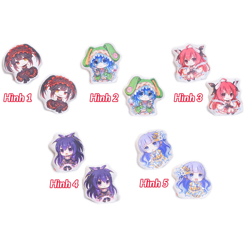 [Thanh lý bán lỗ] Gối ôm Gối ngủ Anime chibi - Date a Live [AAM] [PGN44]