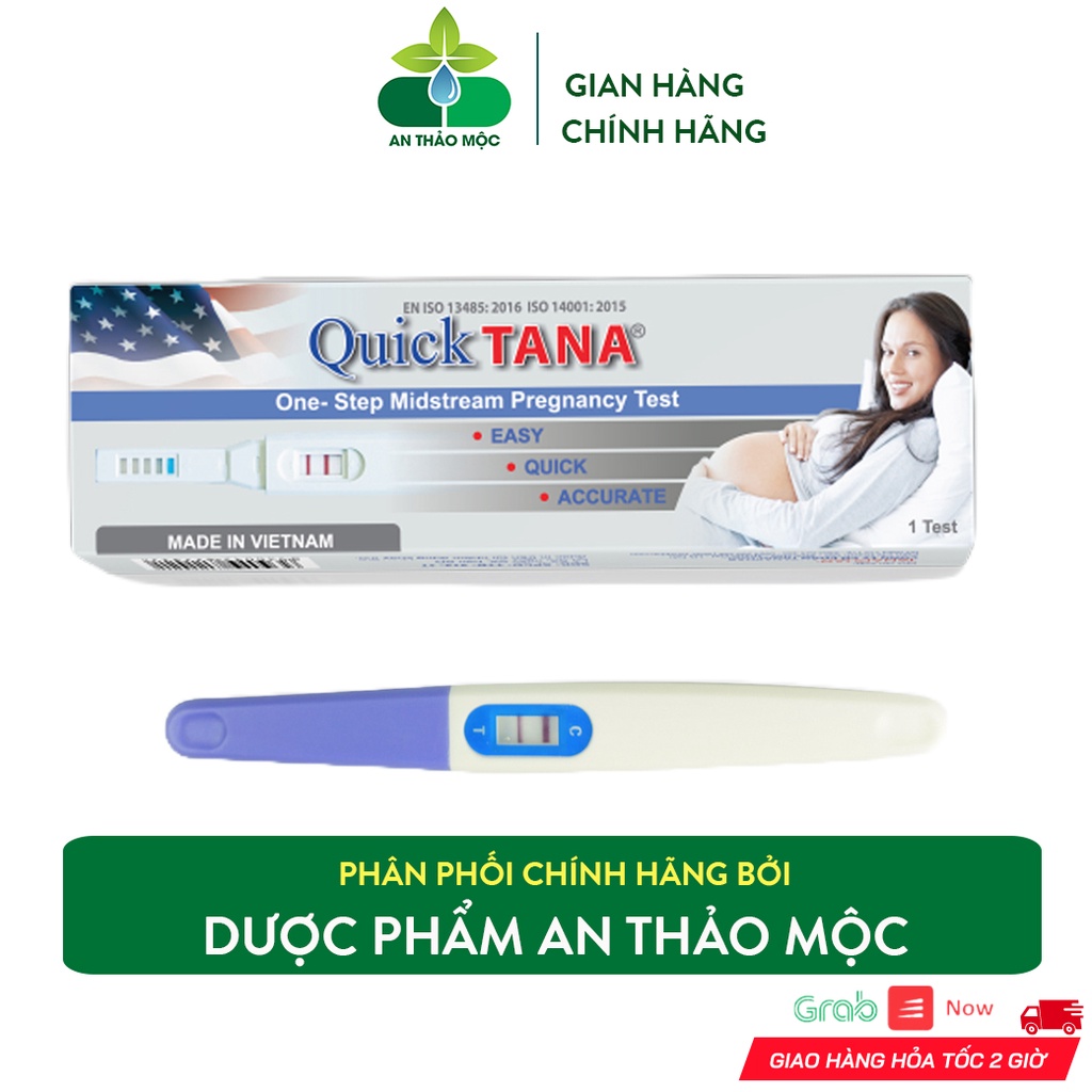 Bút Thử Thai Quick Tana Tanaphar.Phát Hiện Sớm Độ Chính Xác Cao Nhanh Thuận Tiện Sử Dụng