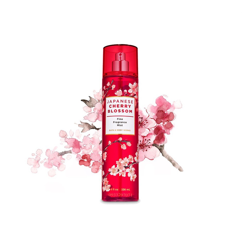 ✦GH✦ Mẫu Thử Xịt Thơm Toàn Thân Bath and Body Works Japanese Cherry Blossom (30ml/50ml/100ml) | BigBuy360 - bigbuy360.vn