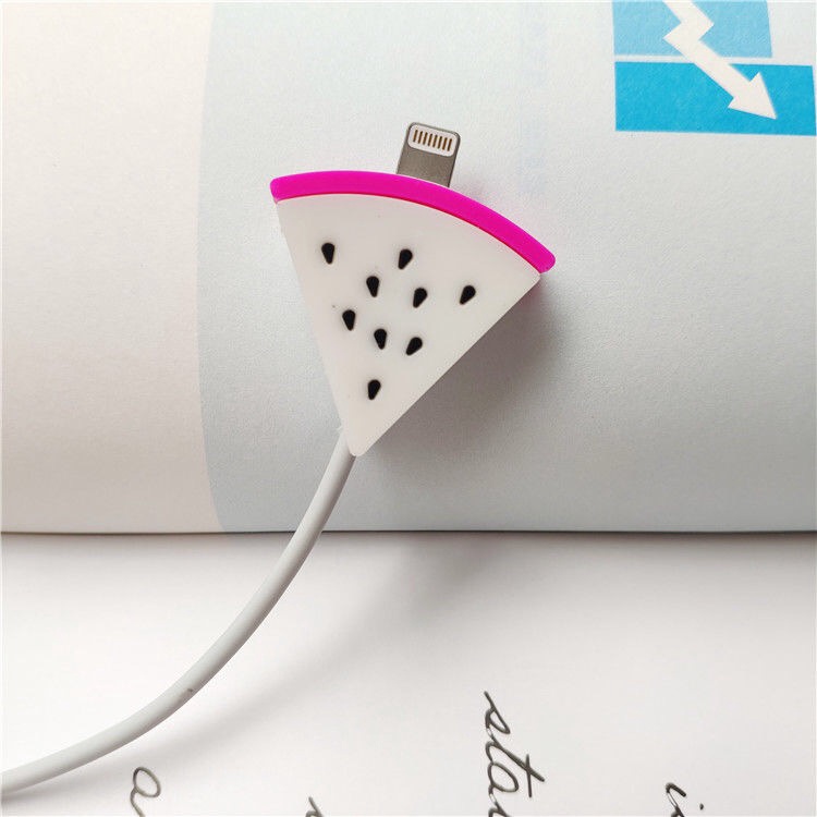 Phụ kiện bảo vệ đầu dây cáp hình trái cây dễ thương