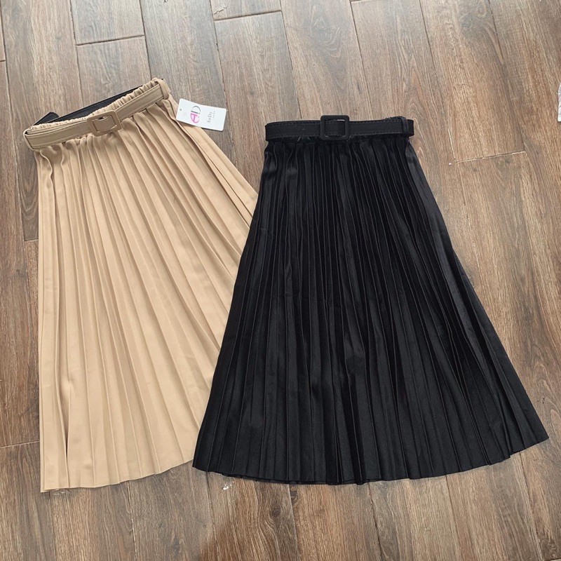 CHÂN VÁY XẾP LY KÈM ĐAI | BigBuy360 - bigbuy360.vn