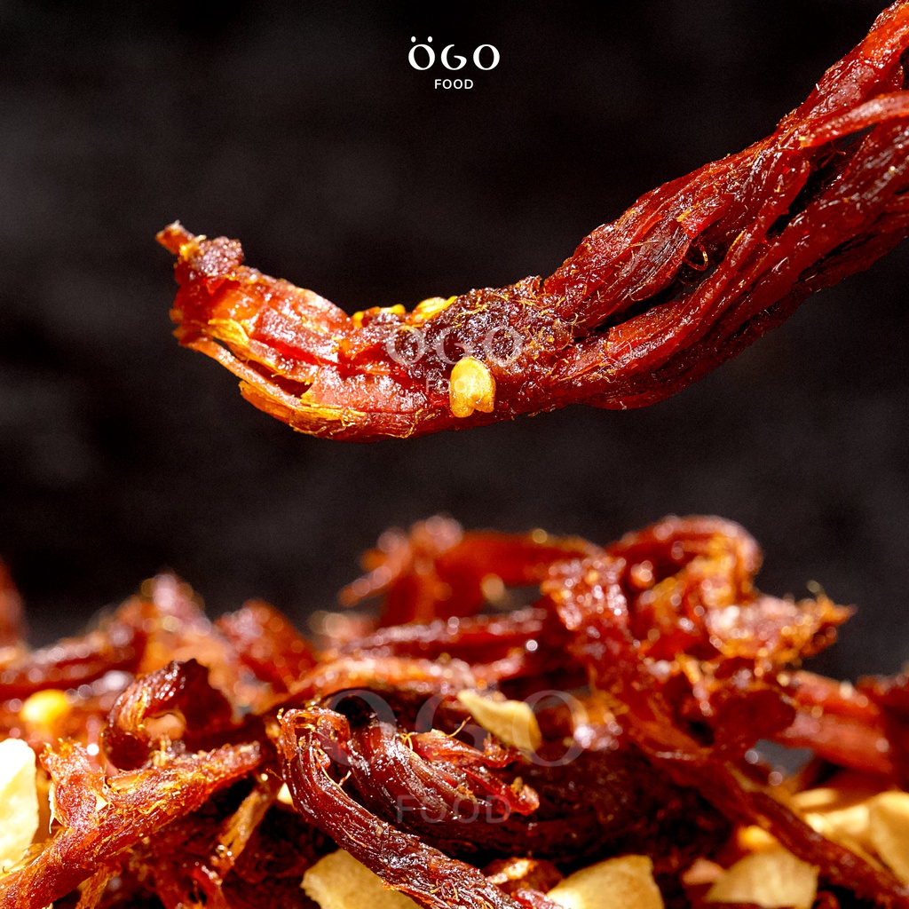 (LOẠI NGON) HEO KHÔ CHÁY TỎI - VỊ HÀ NỘI, SÀI GÒN - OGO FOOD - 100G, 200G, 300G | BigBuy360 - bigbuy360.vn