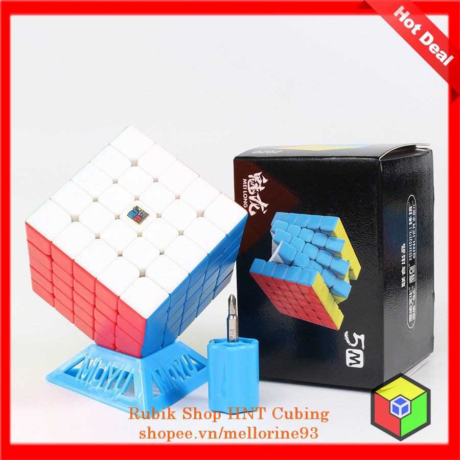 Đồ Chơi Rubik 5x5 MoYu Meilong 5M ( Có Sẵn Nam Châm) - Rubic 5x5x5 Meilong 5 M Khối Lập Phương 5 Tầng