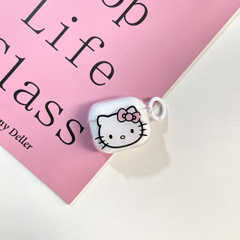 Vỏ Bọc Silicone Hello Kitty Nhiều Mẫu Mã Cho Hộp Sạc Tai Nghe Airpods pro 2 hellokitty