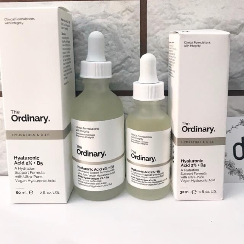 The Ordinary Hyaluronic Acid 2% + B5 - Serum Cấp Nước Và Phục Hồi Da HA B5