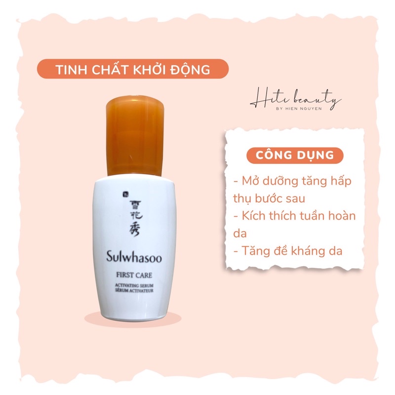 Tinh chất khởi động first care mini sulwhasoo 8ml