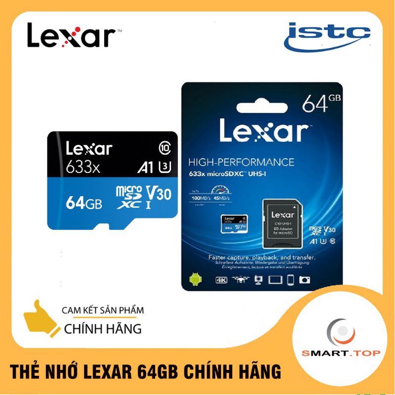 THẺ NHỚ LEXAR 32G,64G CHÍNH HÃNG