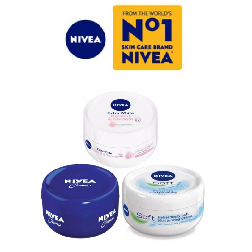 (Hàng Mới Về) Kem Dưỡng Da Mặt / Cơ Thể Mềm Mại Nivea 50ml