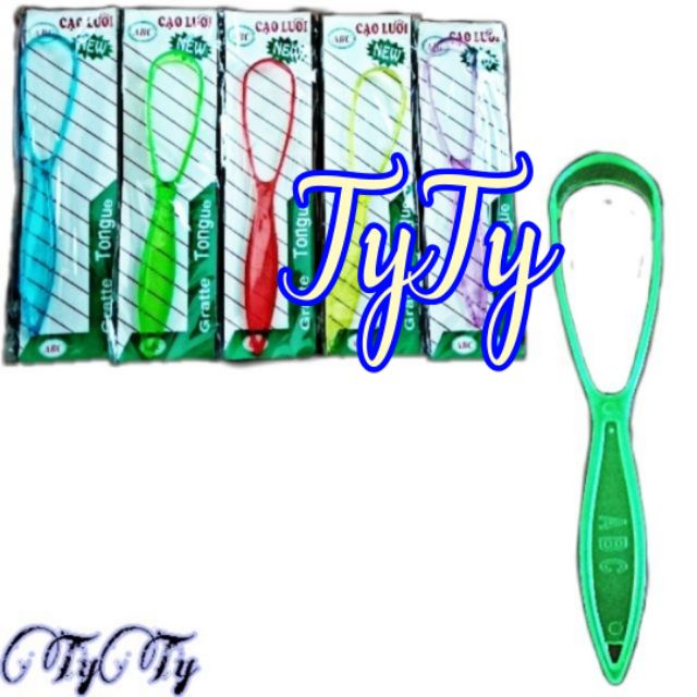 Combo 10 Cây Dụng Cụ Cạo Lưỡi Bằng Nhựa