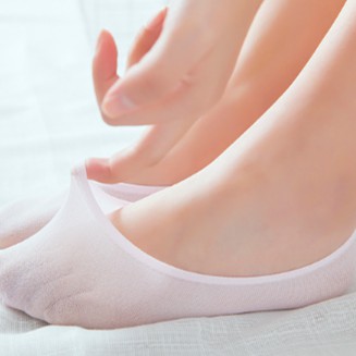 ⚡Chuyên Sỉ⚡Tất Vớ Trơn Không Cổ - Mang Giày Búp Bê ( Màu Trắng )