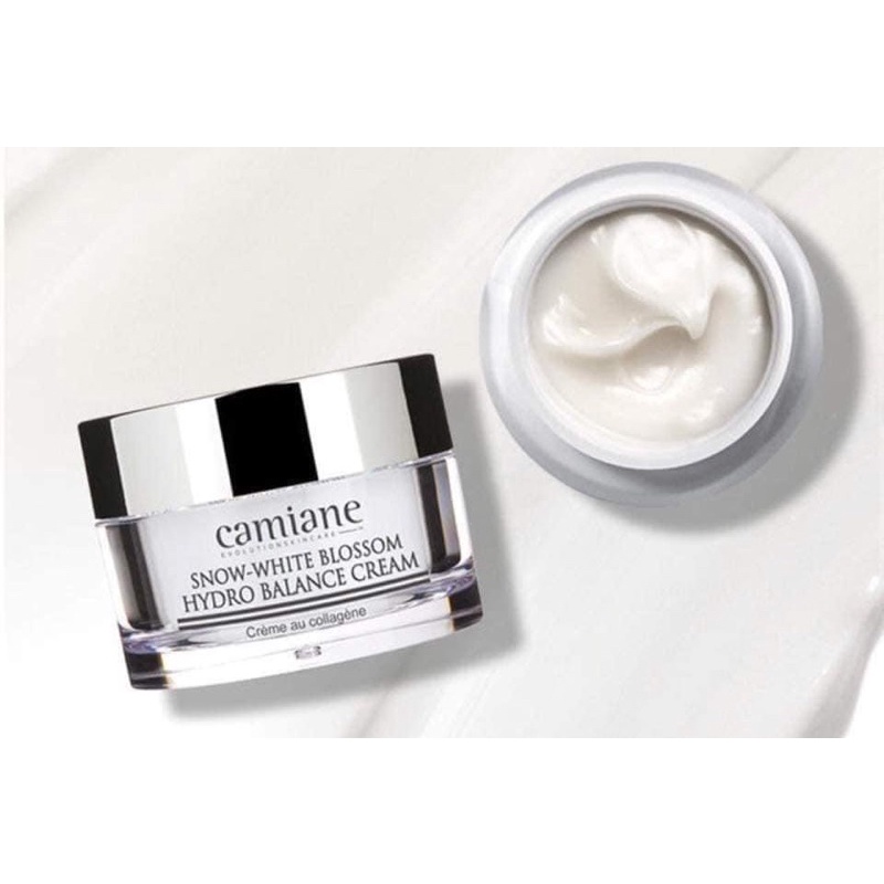 KEM DƯỠNG TRẮNG VÀ CẤP ẨM CHO DA CAMIANE SNOW WHITE BLOSSOM HYDRO BALANCE